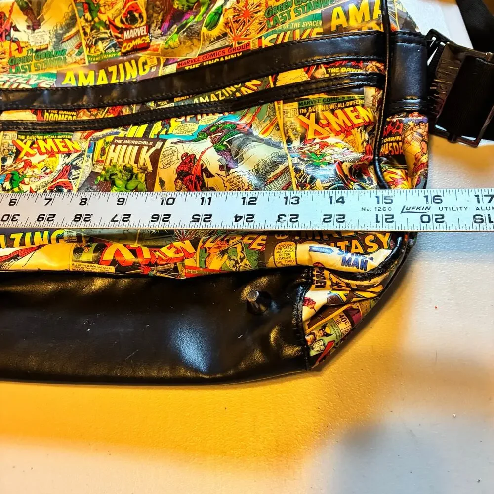 Marvel Comics Messenger Bag Spider-Man X-Men Hulk Laptop Crossbody Comic Con